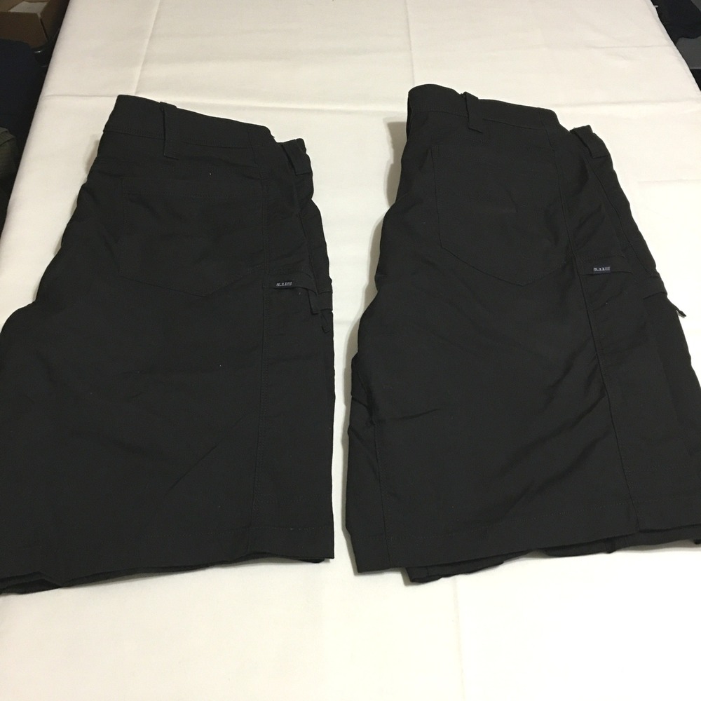 Lot of 2 5.11 Tactical Cargo Apex Shorts Mens Size 42 Black